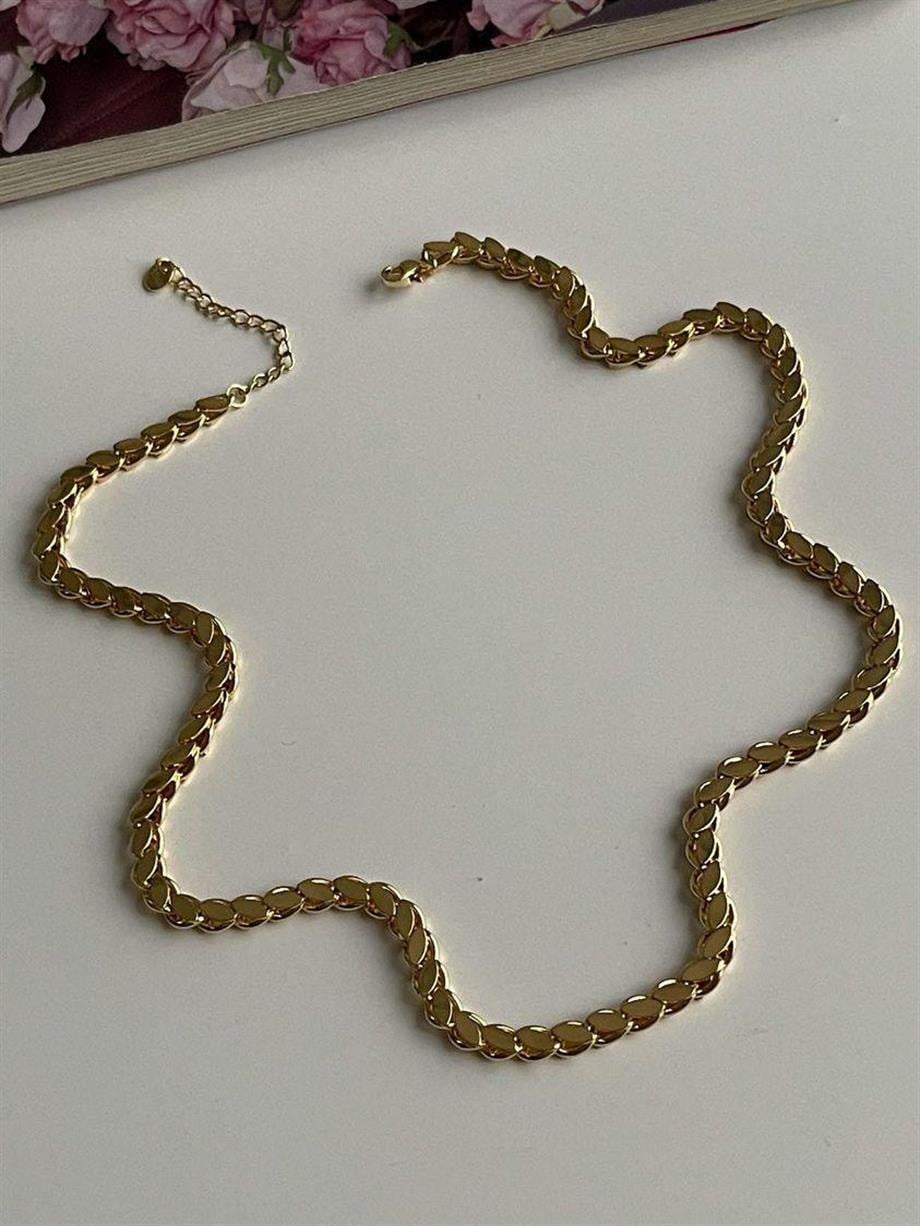 Çelik Kısa Arpa Kolye (50 Cm)