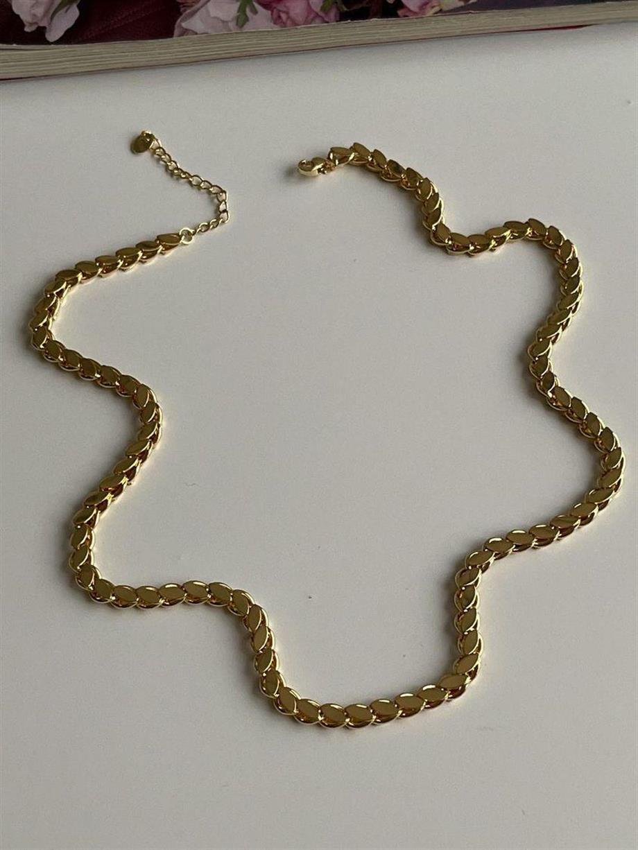 Çelik Kısa Arpa Kolye (50 Cm)