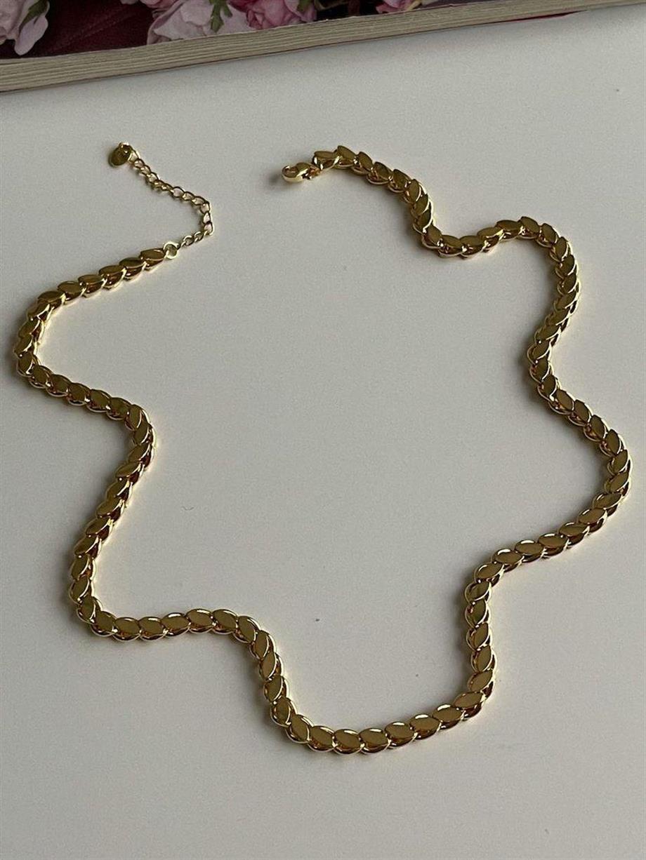 Çelik Kısa Arpa Kolye (50 Cm)