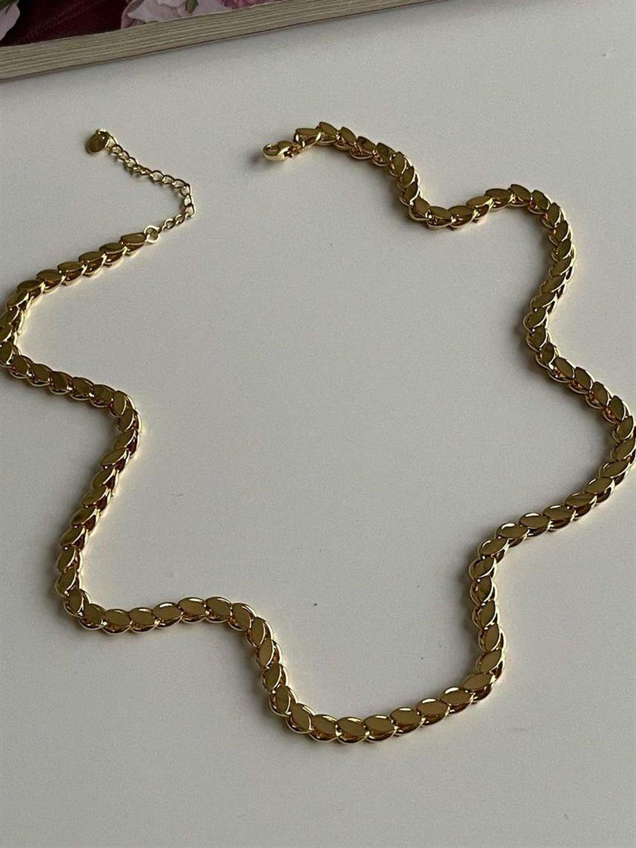Çelik Kısa Arpa Kolye (50 Cm)