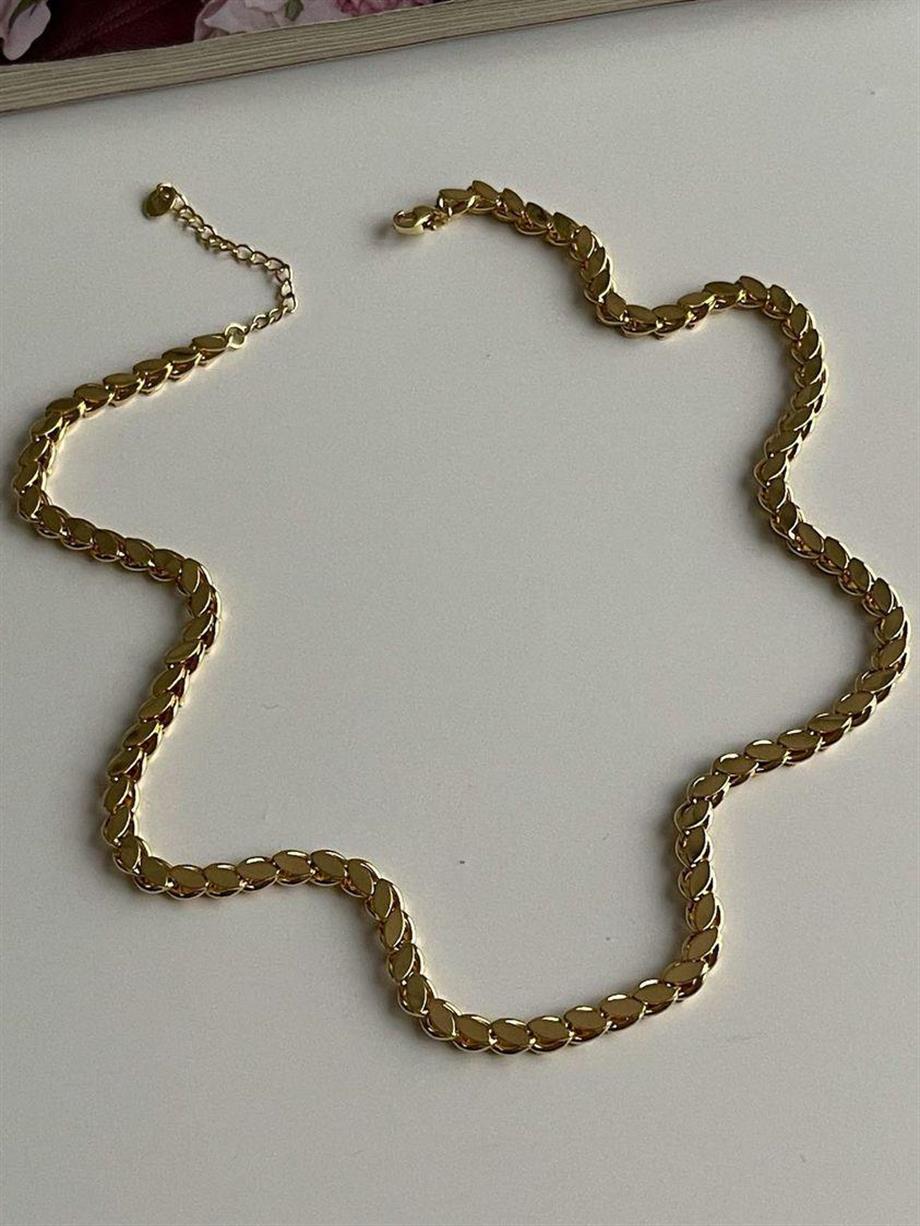 Çelik Kısa Arpa Kolye (50 Cm)
