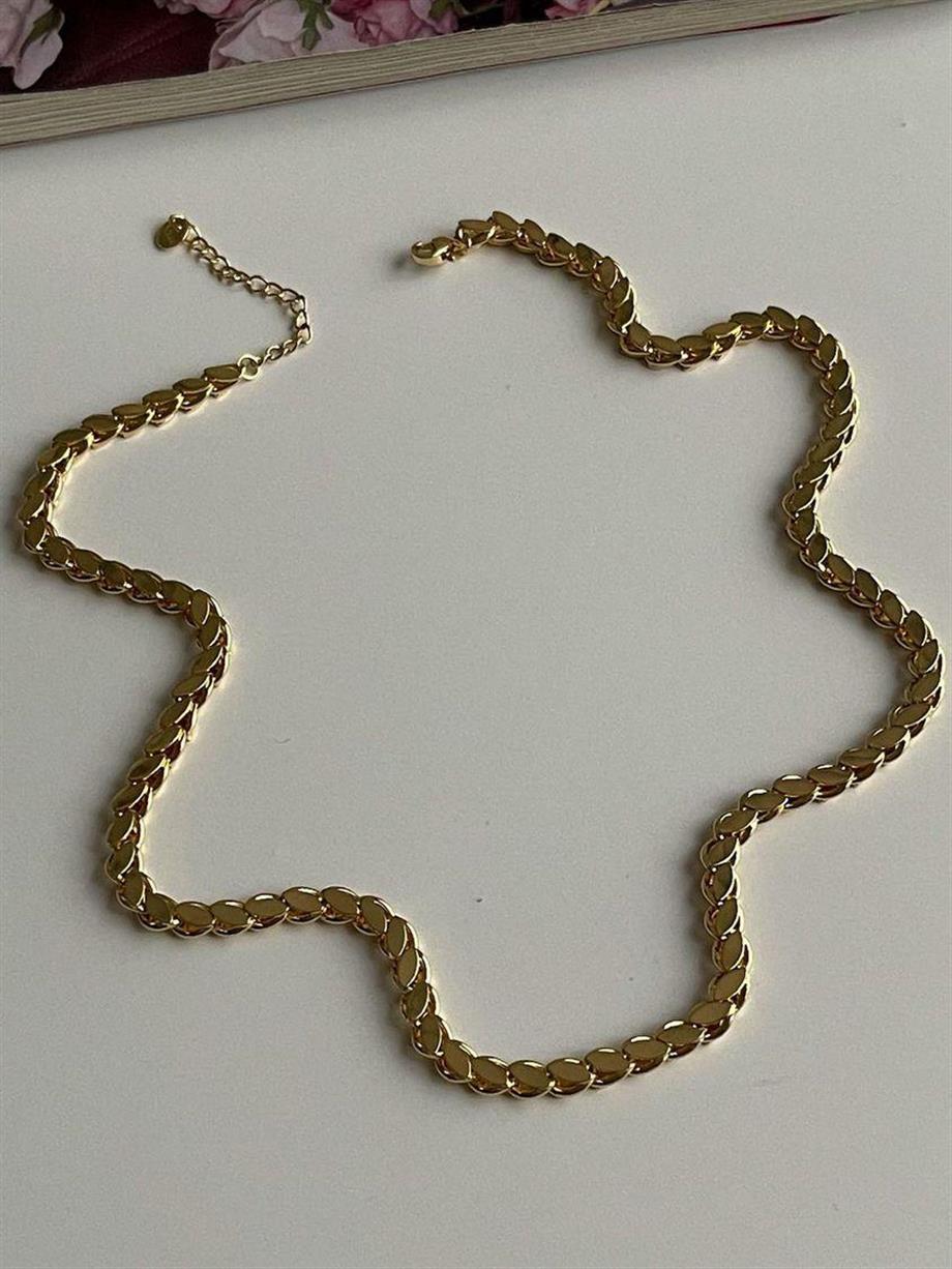 Çelik Kısa Arpa Kolye (50 Cm)