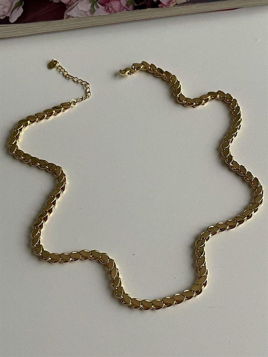 Çelik Kısa Arpa Kolye (50 Cm)