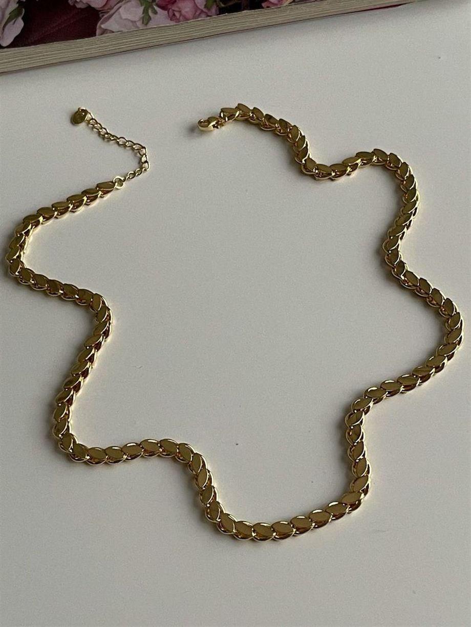 Çelik Kısa Arpa Kolye (50 Cm)
