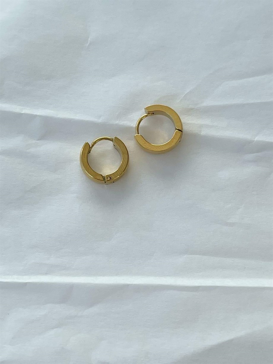 Çelik Mini Pera Halka Küpe (1 Cm)