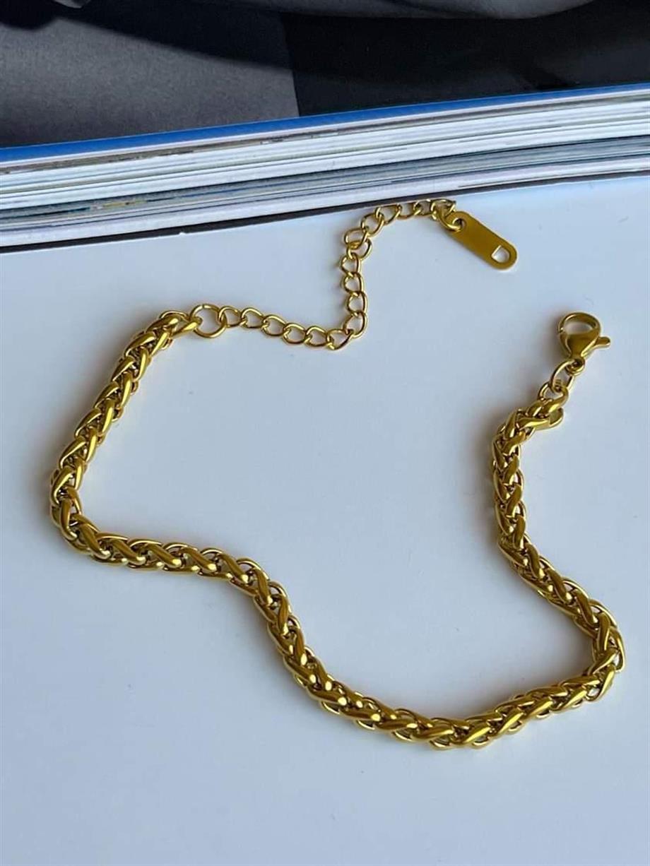 Çelik Örgü Bileklik (23 Cm)