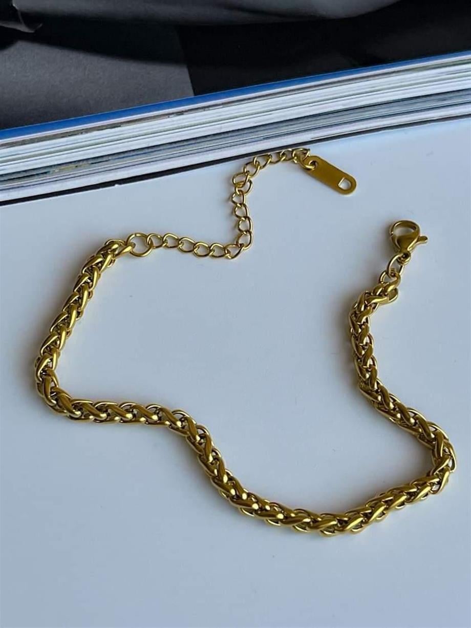 Çelik Örgü Bileklik (23 Cm)