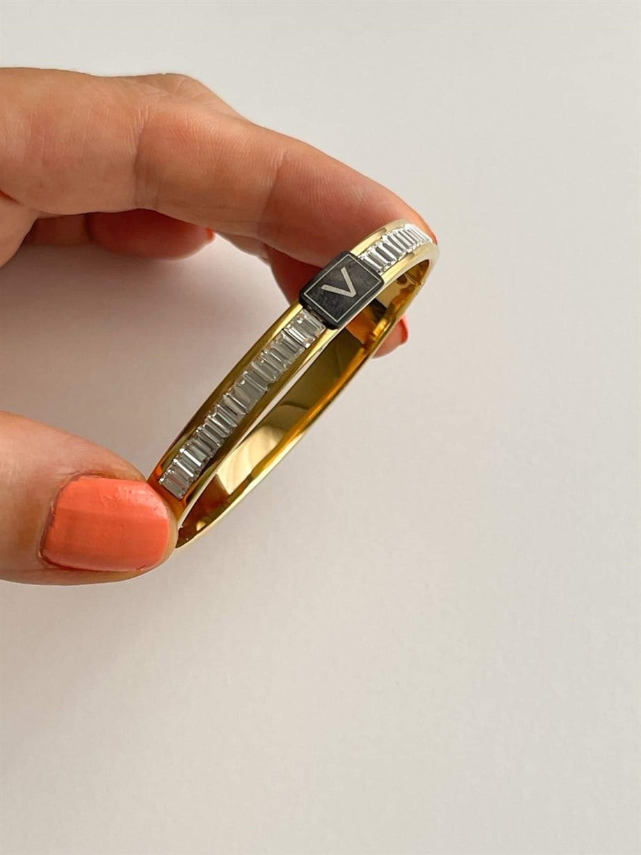 Çelik Premium Marka Model Kelepçe Bileklik (6.20 Cm)