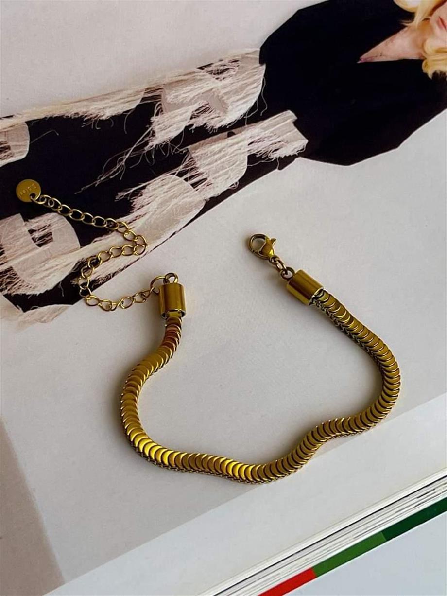 Çelik Pullu Bileklik (24 Cm)