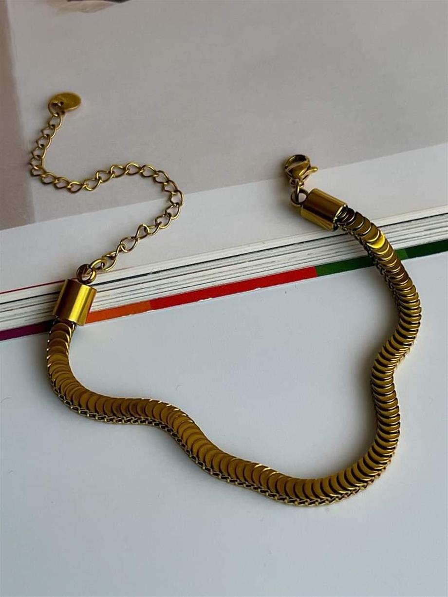 Çelik Pullu Bileklik (24 Cm)