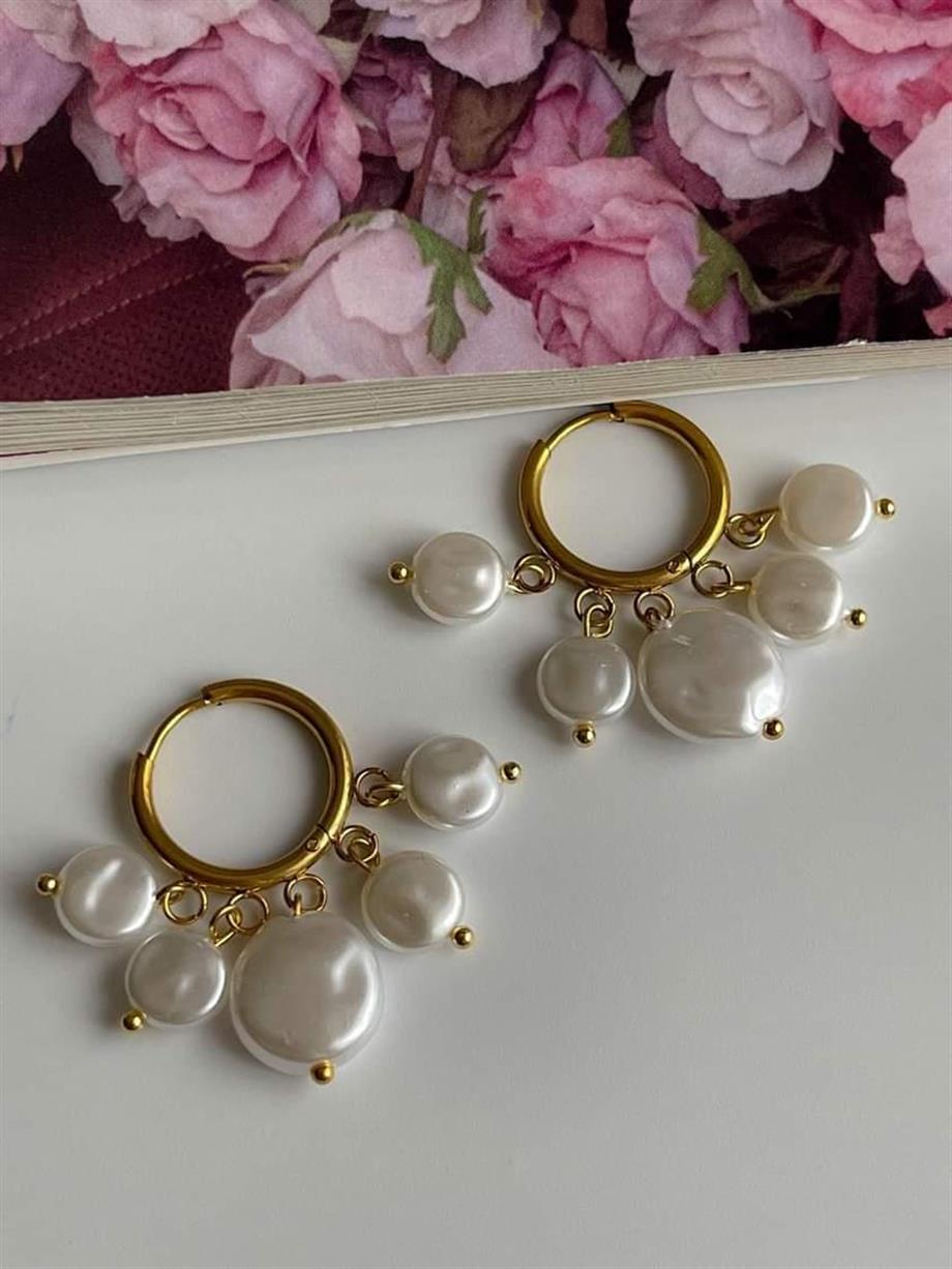 Çelik Sefer Taşlı Shakira Küpe (3 Cm)