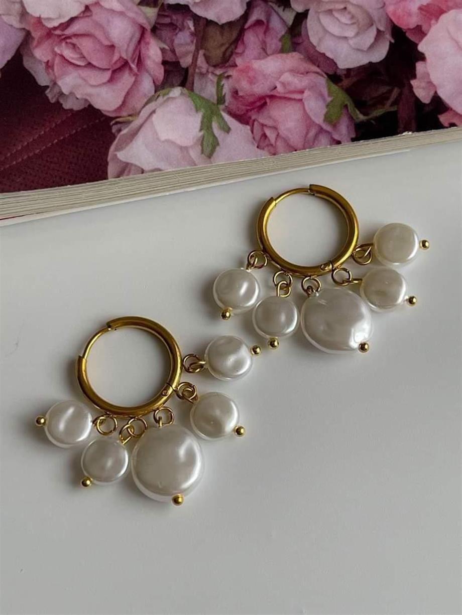 Çelik Sefer Taşlı Shakira Küpe (3 Cm)