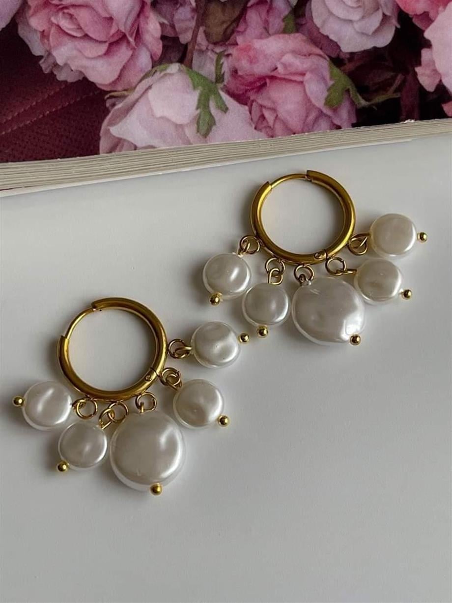 Çelik Sefer Taşlı Shakira Küpe (3 Cm)