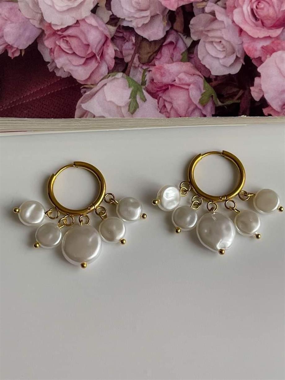 Çelik Sefer Taşlı Shakira Küpe (3 Cm)