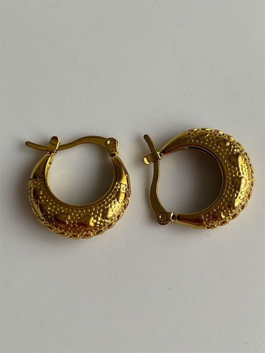 Çelik Steel Halka Küpe (2 Cm)