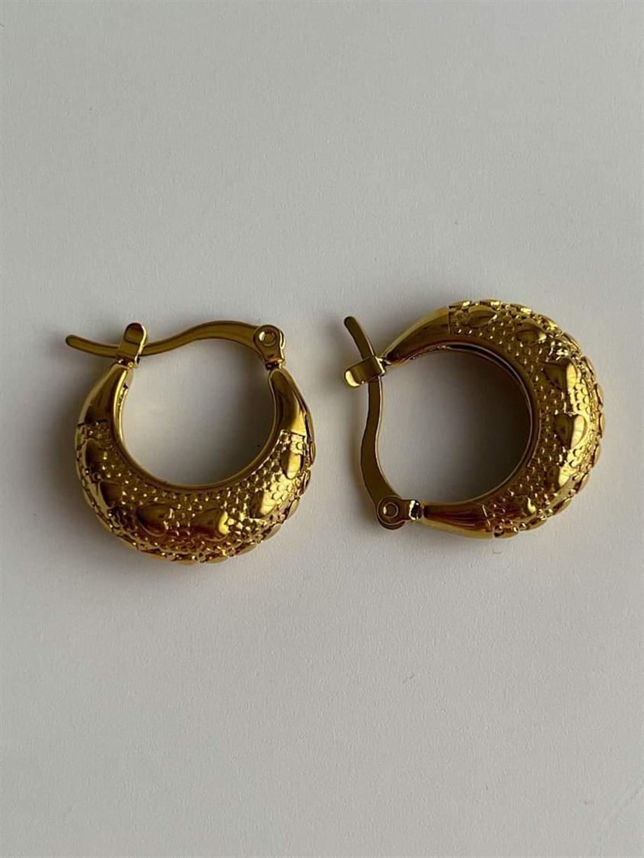 Çelik Steel Halka Küpe (2 Cm)