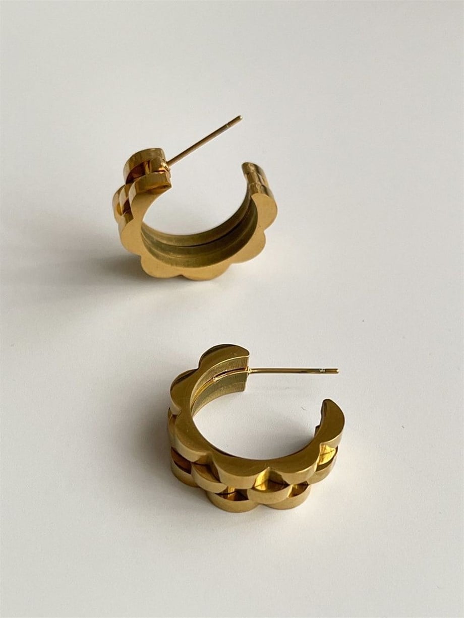 Çelik Steel Halka Küpe (2 Cm)