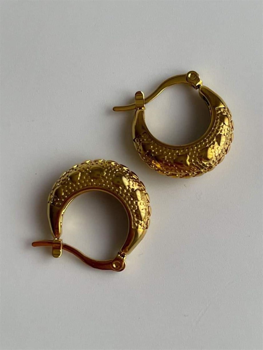 Çelik Steel Halka Küpe (2 Cm)