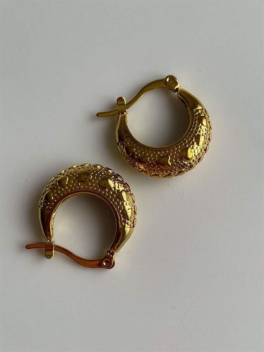 Çelik Steel Halka Küpe (2 Cm)