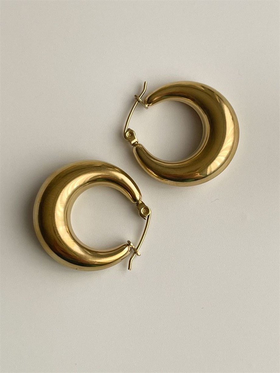 Çelik Steel Halka Küpe (2.5 Cm)