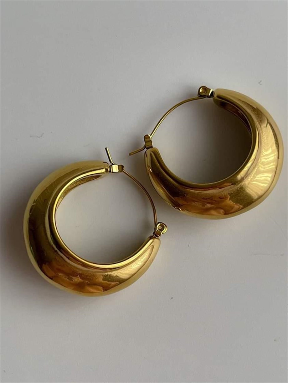 Çelik Steel Halka Küpe (3 Cm)