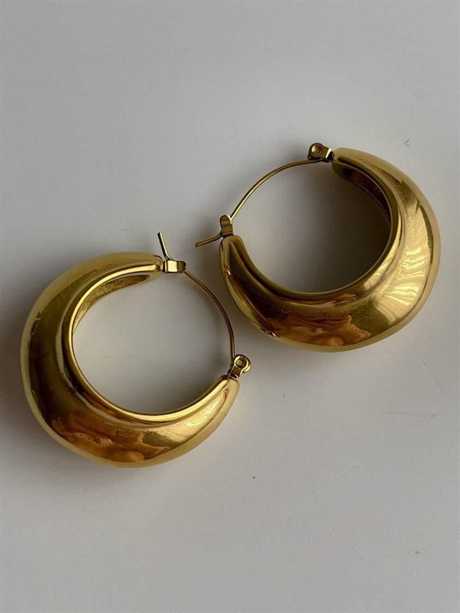 Çelik Steel Halka Küpe (3 Cm)