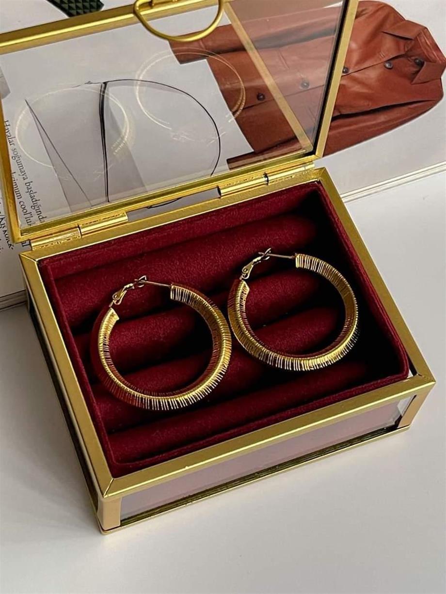 Çelik Steel Halka Küpe (4 Cm)