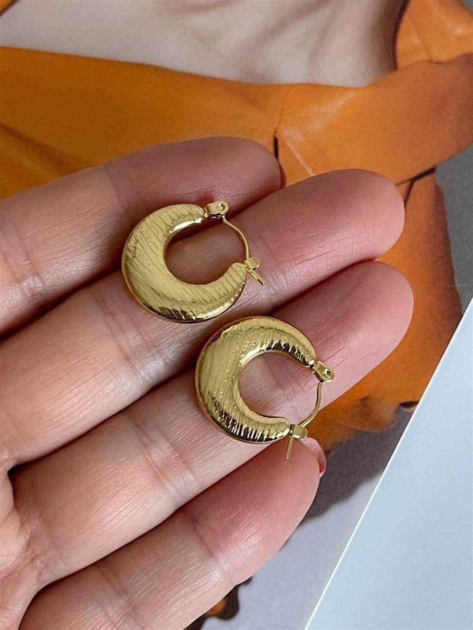 Çelik Steel Mini Küpe (2 Cm)