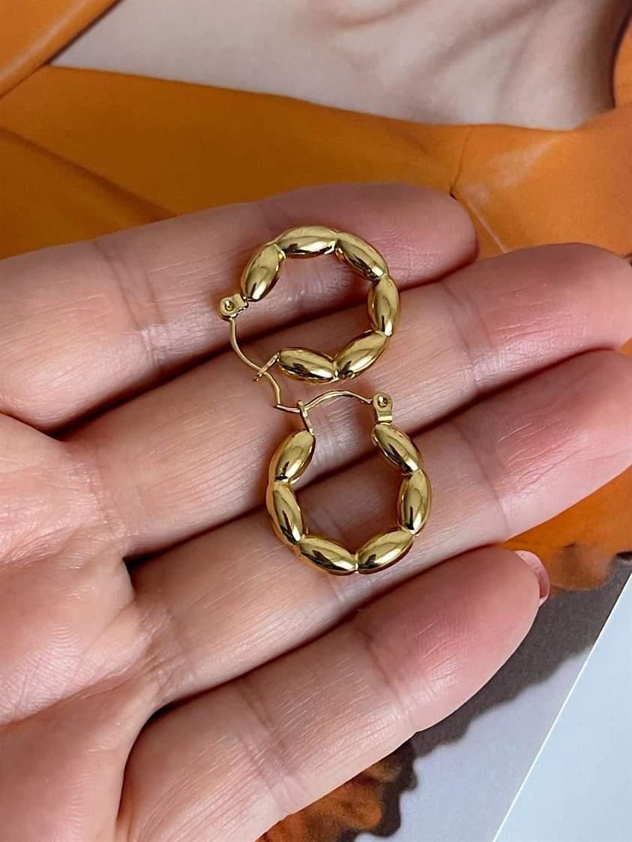 Çelik Steel Mini Küpe (2 Cm)