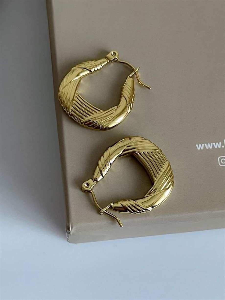 Çelik Steel Mini Küpe (2 Cm)