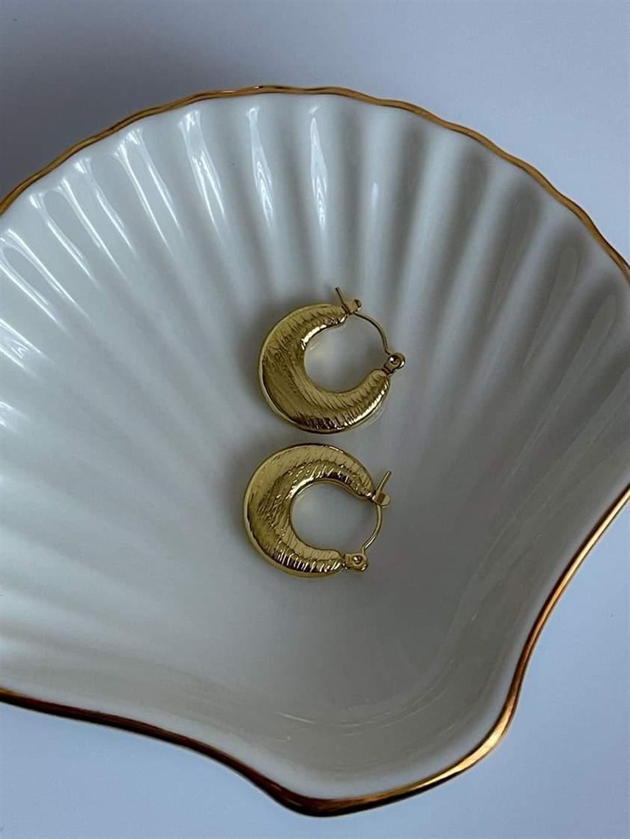 Çelik Steel Mini Küpe (2 Cm)