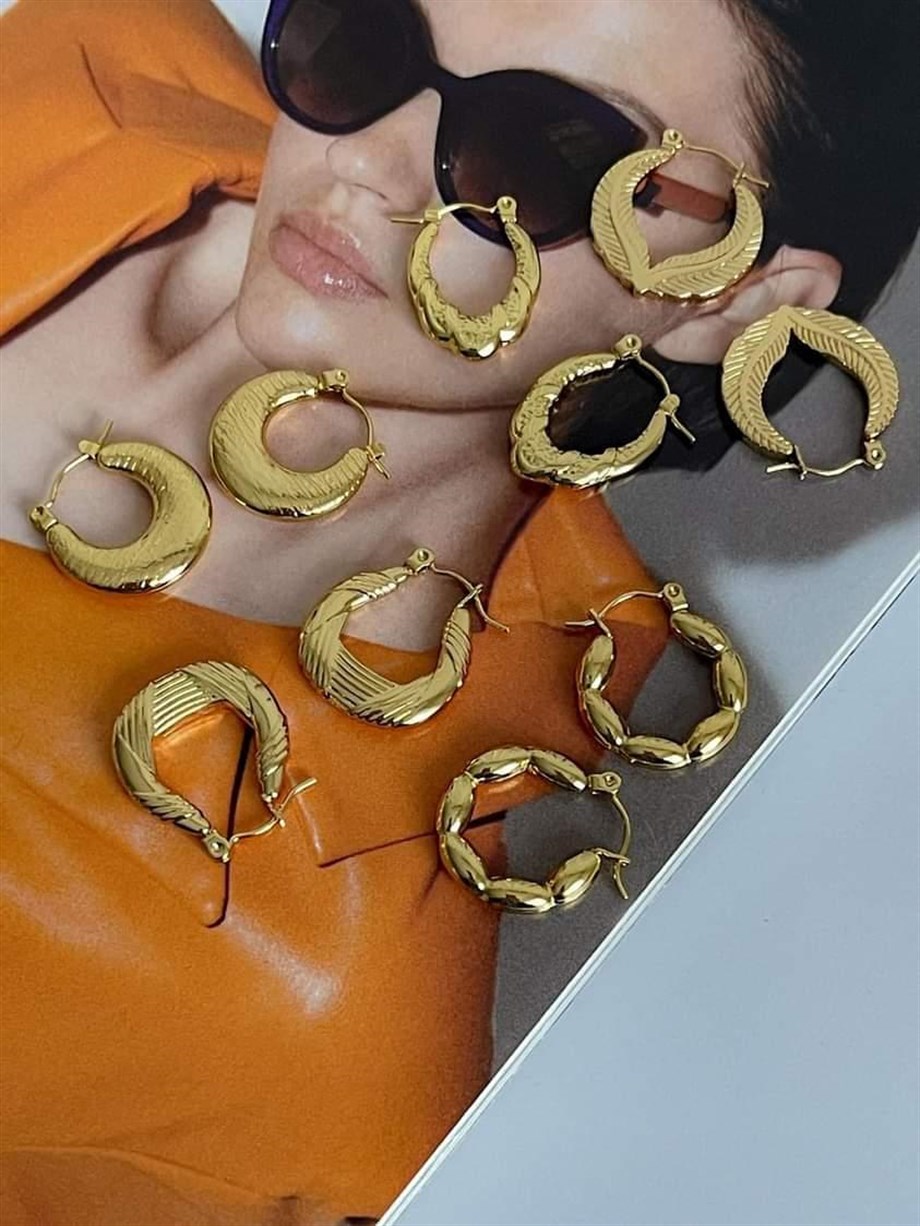 Çelik Steel Mini Küpe (2 Cm)
