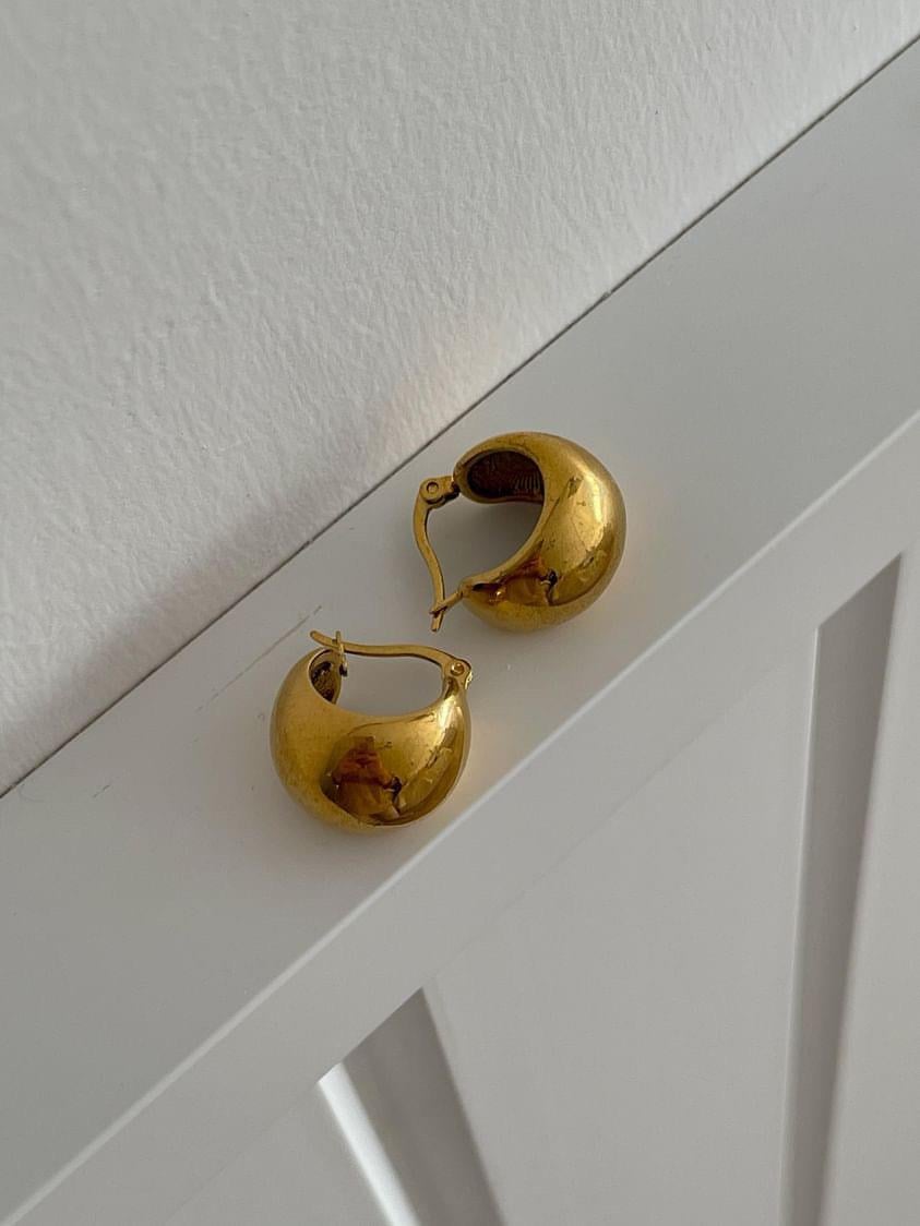 Çelik Topçuklu Küpe (1.60 Cm)
