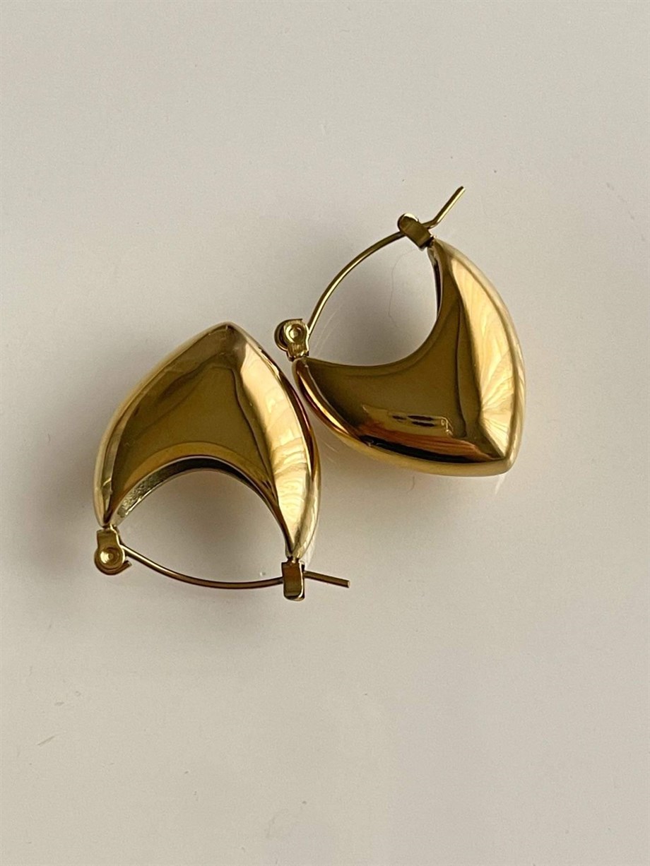 Çelik Üçgen Uç Kolye (2.20 Cm)