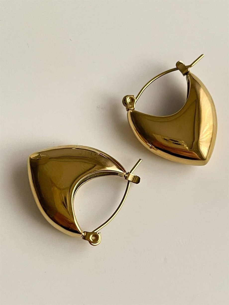 Çelik Üçgen Uç Kolye (2.20 Cm)