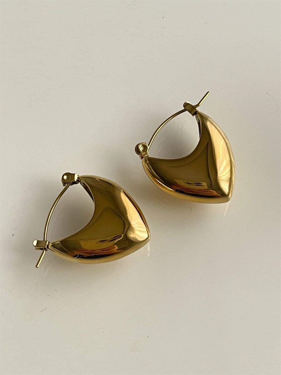 Çelik Üçgen Uç Kolye (2.20 Cm)