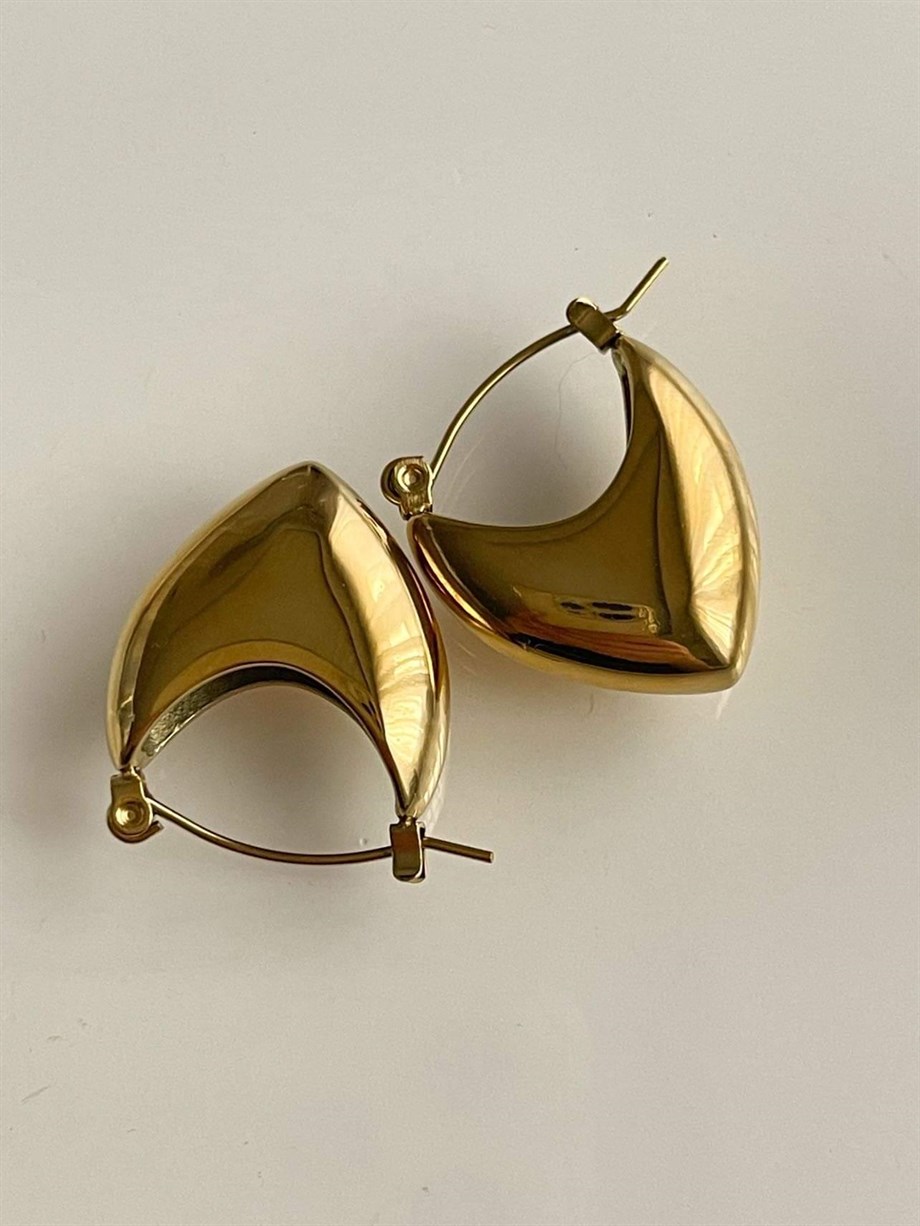 Çelik Üçgen Uç Kolye (2.20 Cm)