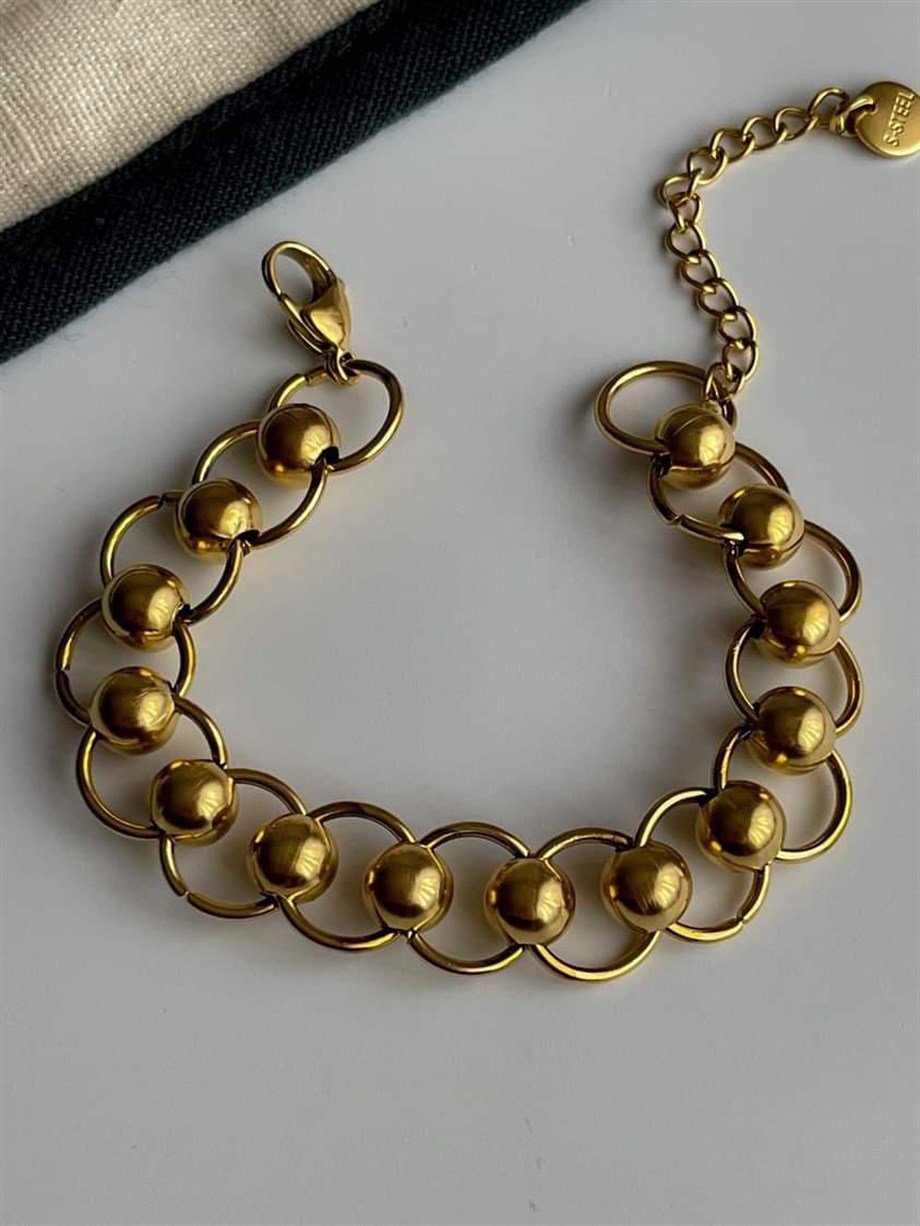 Çelik Vintage Bileklik (23 Cm)