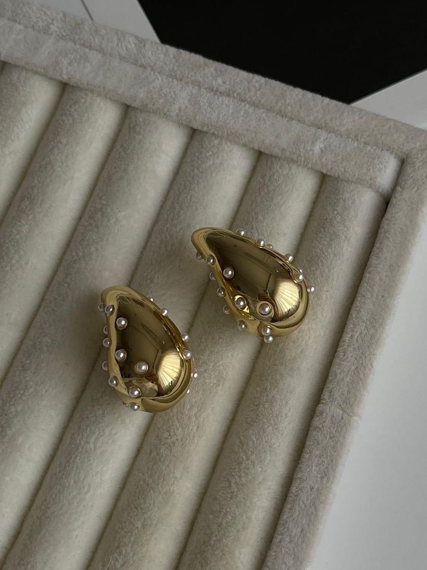 Damla İncili Küpe (3 Cm)