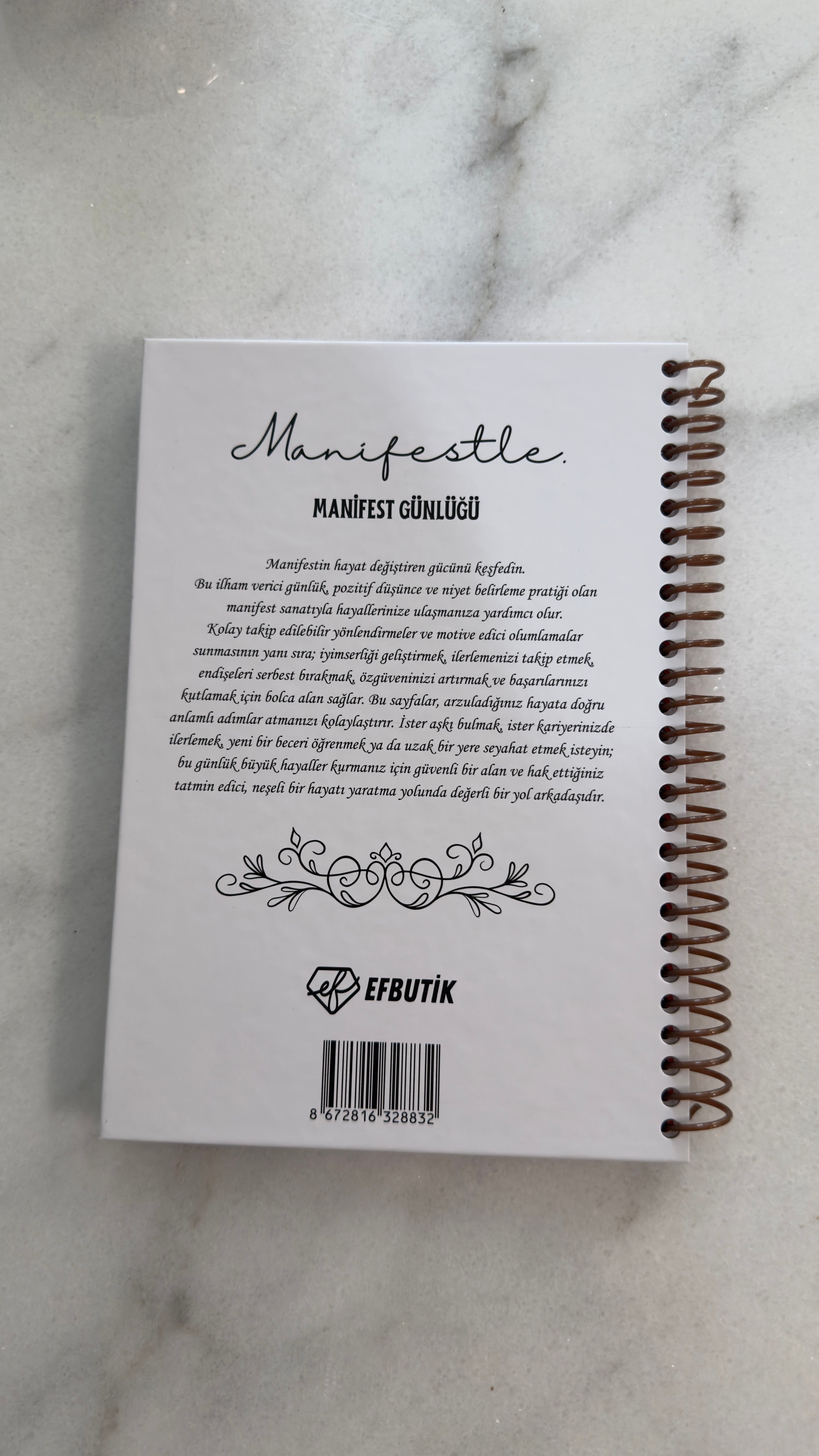 Ekru Manifestle Defteri