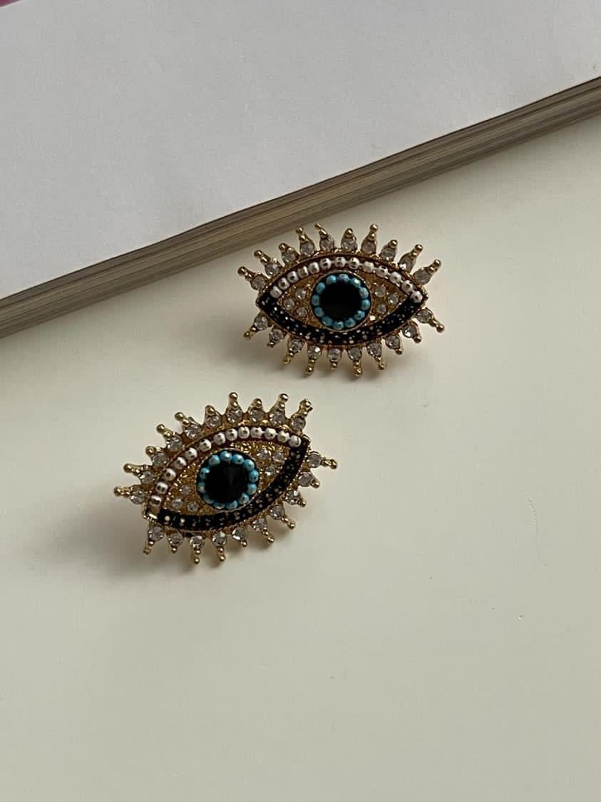 Gold Göz Küpe (1.60 Cm)