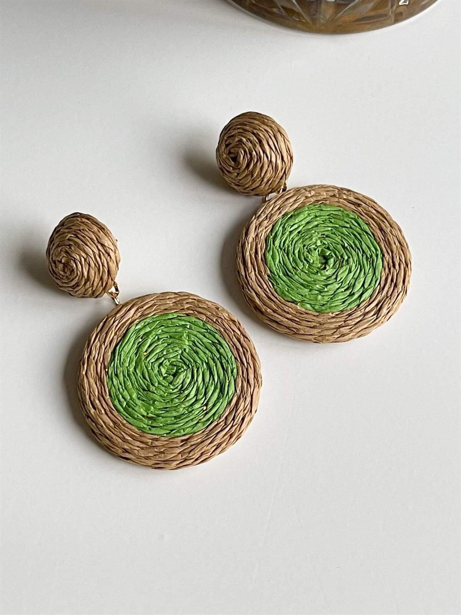 İthal Hasır Küpe (6.5 Cm)