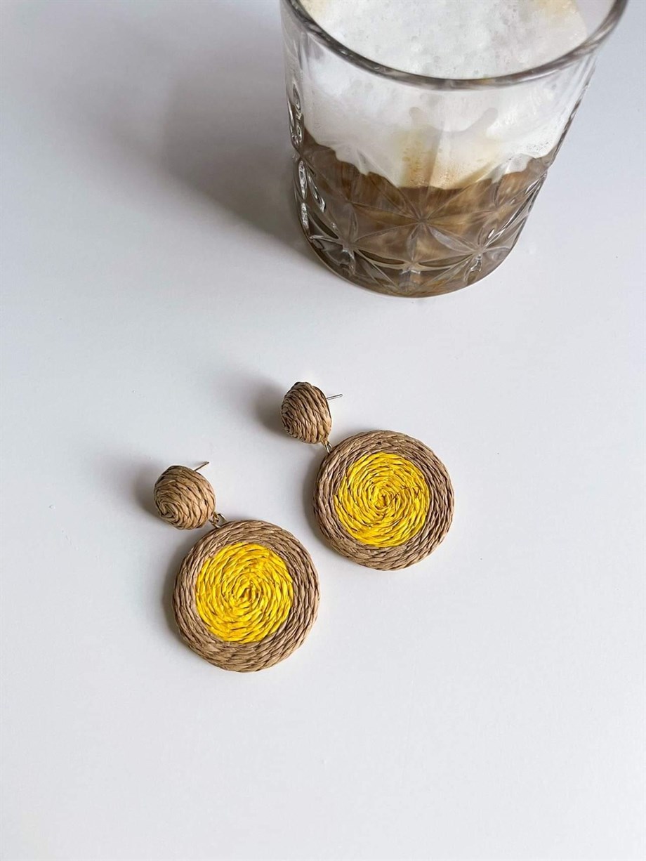 İthal Hasır Küpe (6.5 Cm)