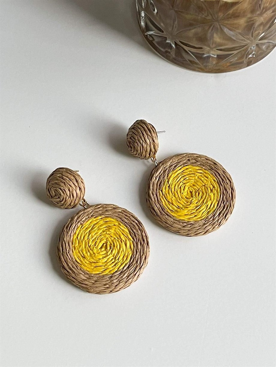 İthal Hasır Küpe (6.5 Cm)