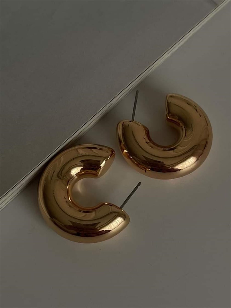 Özel Kaplama Bodur İçi Boş Küpe (2.80 Cm)