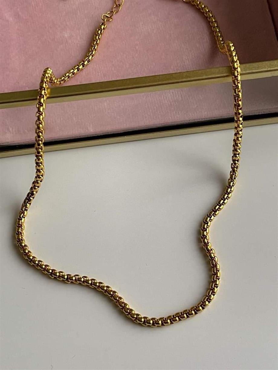 Özel Kaplama Örgü Kolye (47 Cm) (2 Numara)