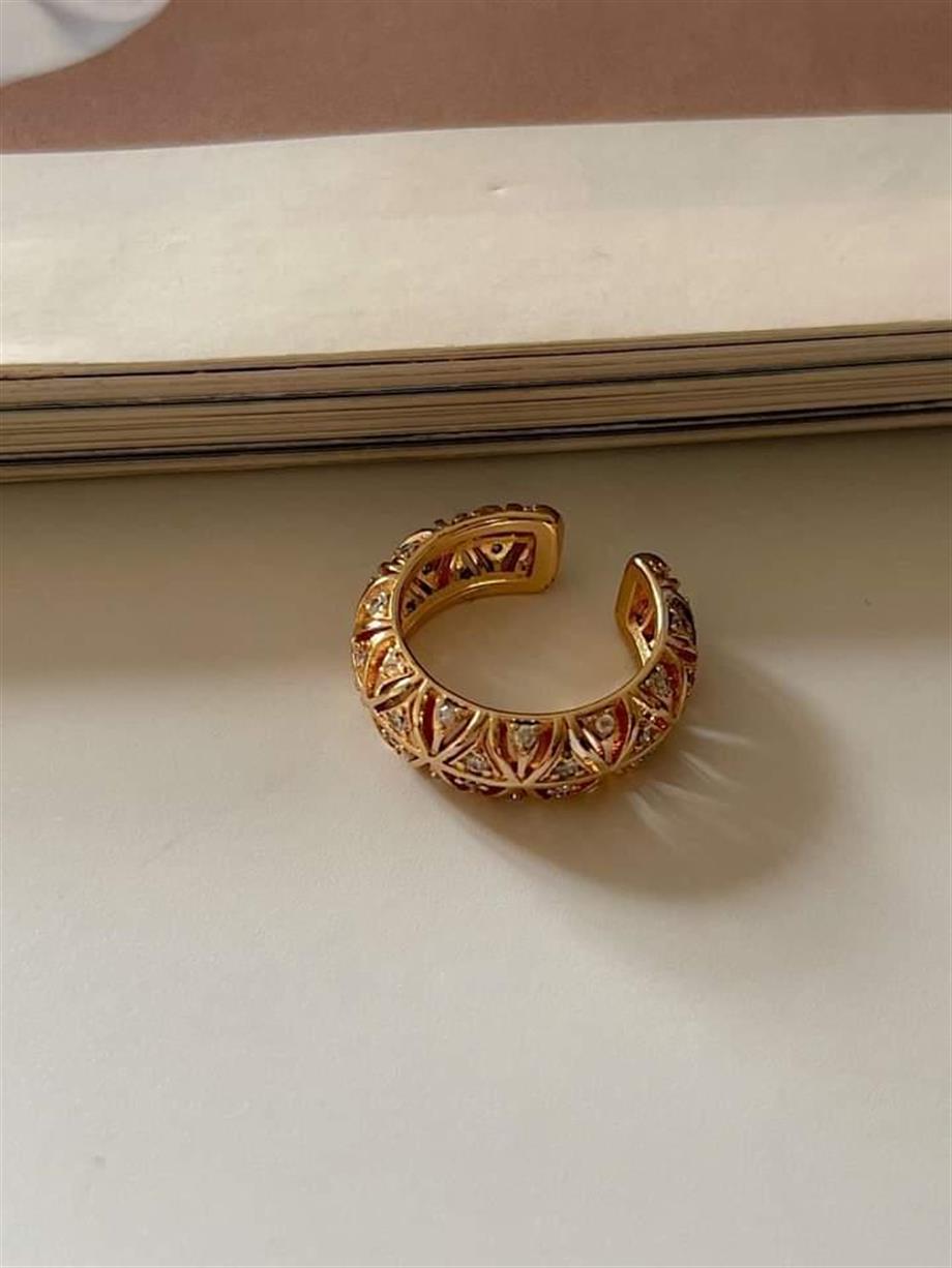 Özel Kaplama Taşlı Tek Ear Cuff Küpe 