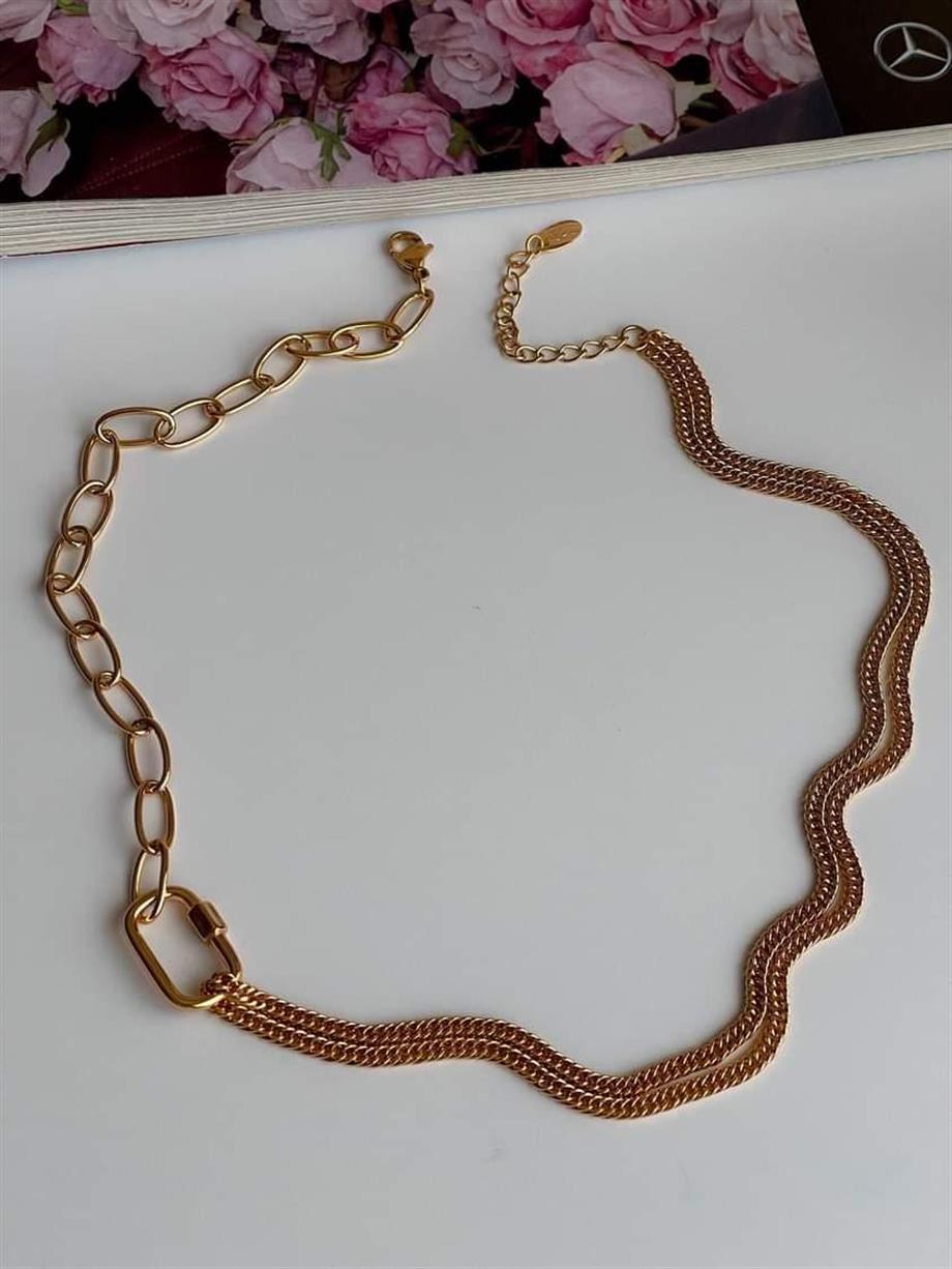 Özel Kaplama Xuping Tasarım Kolye (43 Cm)