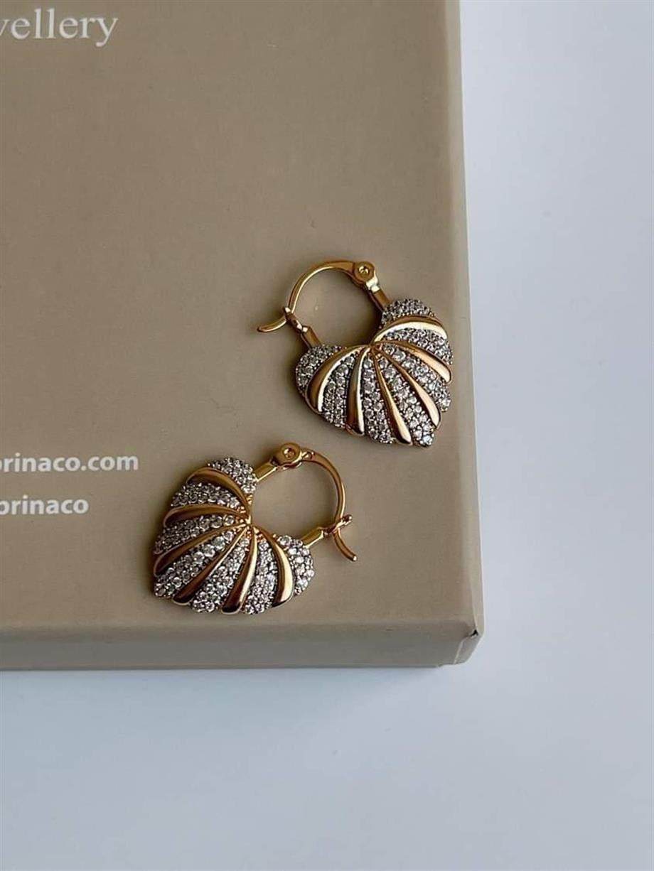 Özel Kaplama Xuping Vintage Zirkon Taşlı Küpe (2 Cm)