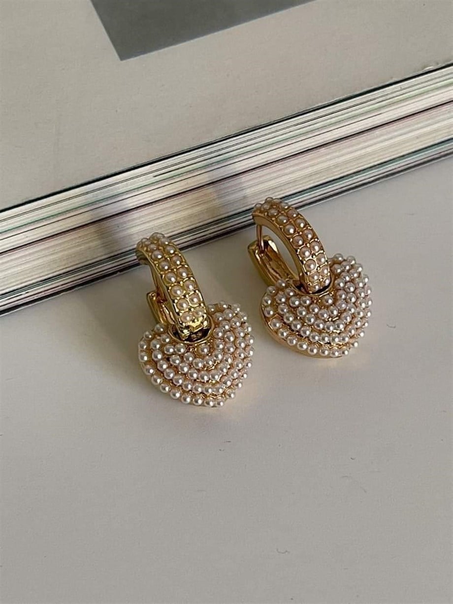 Özel Seri İncili Vip Küpe (2.40 Cm)